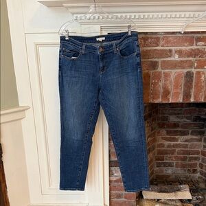 Eileen Fisher Dark Blue Ankle Jeans